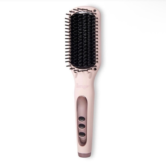 Lange Pink Hair Straightening Brush - Picture 1 of 4